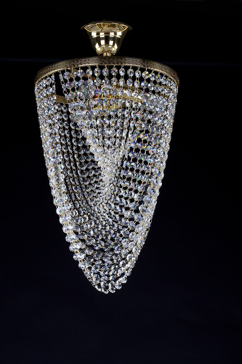 Ceiling Light - Basket Crystal Chandelier with Discount 35% - BL31