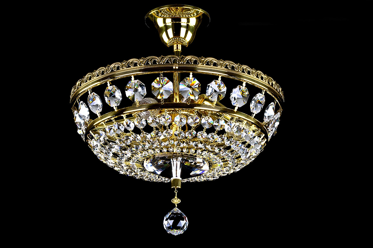 Ceiling Light - Basket Crystal Chandelier with Discount 35% - BL35