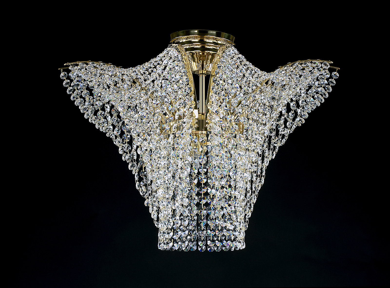 Ceiling Light - Basket Crystal Chandelier with Discount 35% - BL39