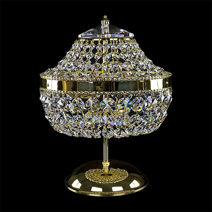 Křišťálová stolní lampa BL46 | 3 světla