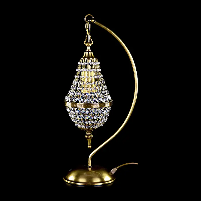 Křišťálová stolní lampa BL49 | 1 světlo