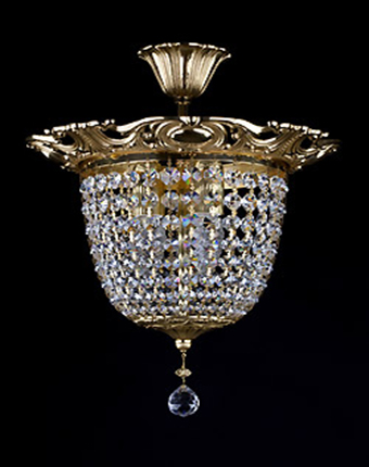 Ceiling Light - Basket Crystal Chandelier with Discount 35% - BL4