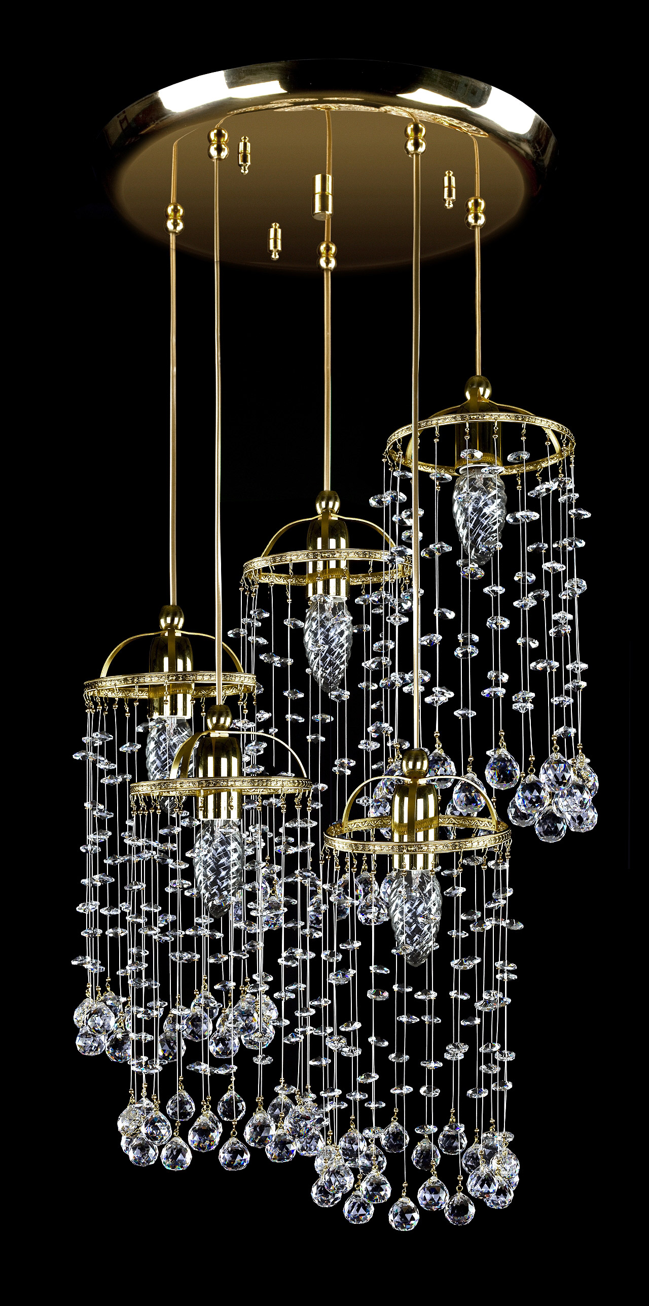 Ceiling Light - Basket Crystal Chandelier with Discount 35% - BL52