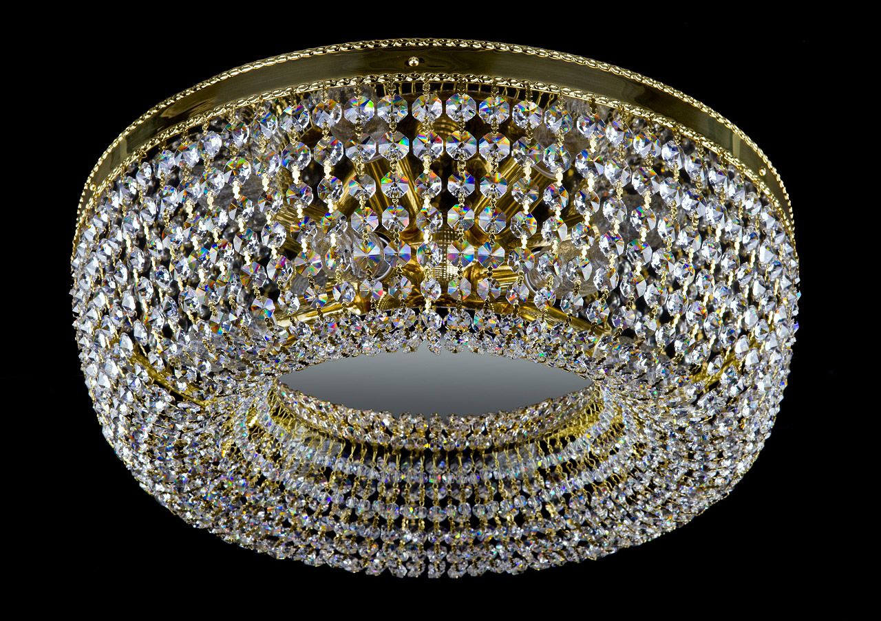 Ceiling Light - Basket Crystal Chandelier with Discount 35% - BL65