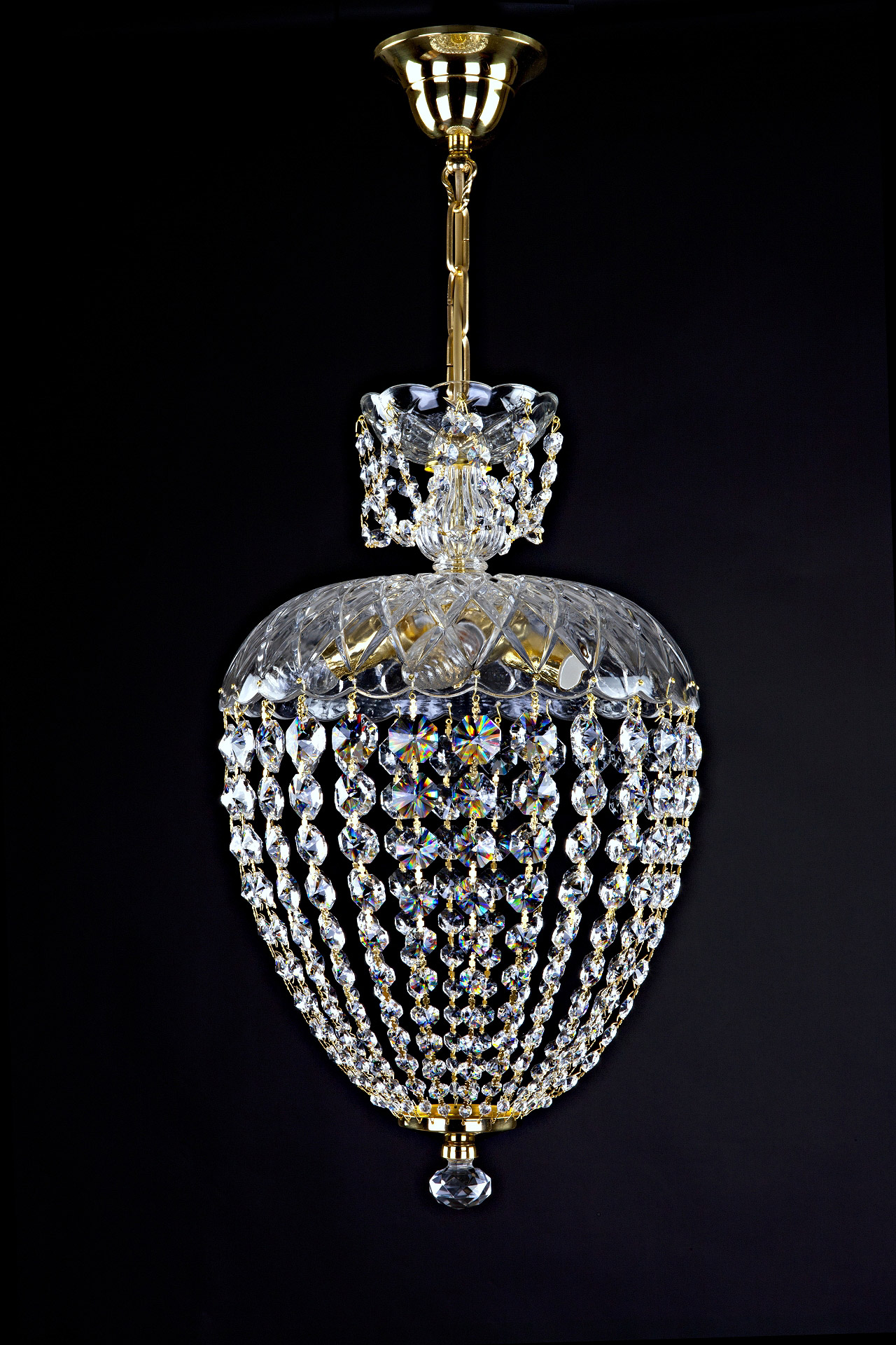 Ceiling Light - Basket Crystal Chandelier with Discount 35% - BL72