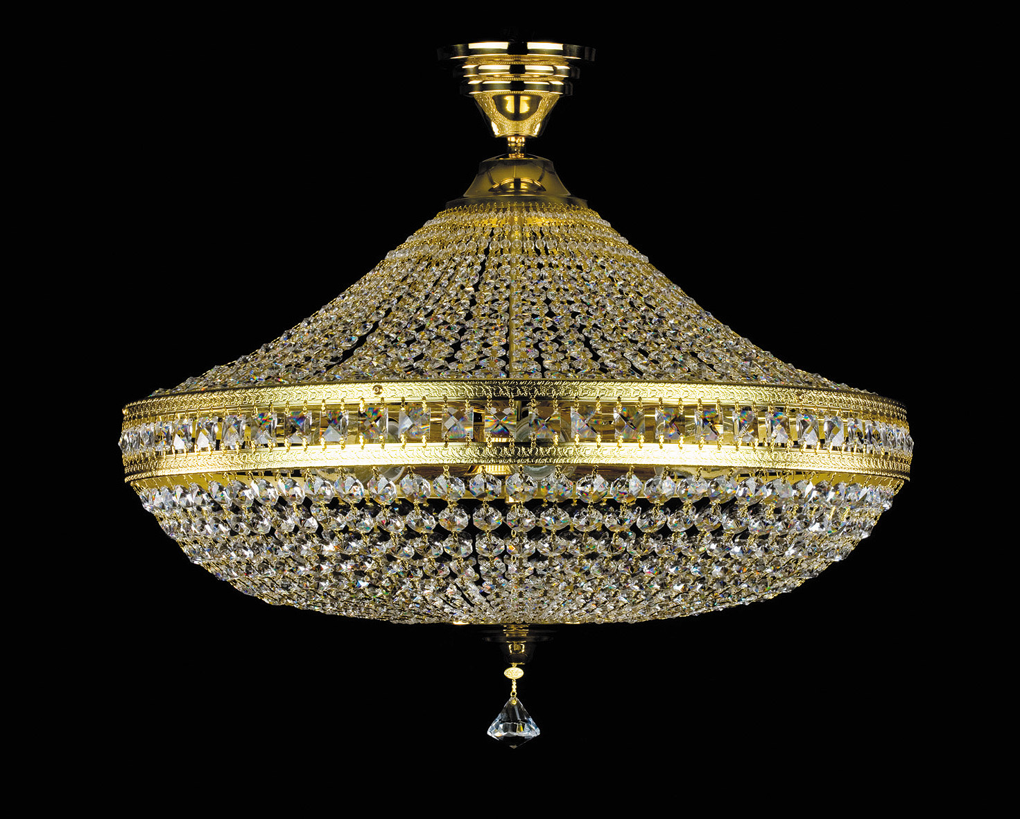 Ceiling Light - Basket Crystal Chandelier with Discount 35% - BL78