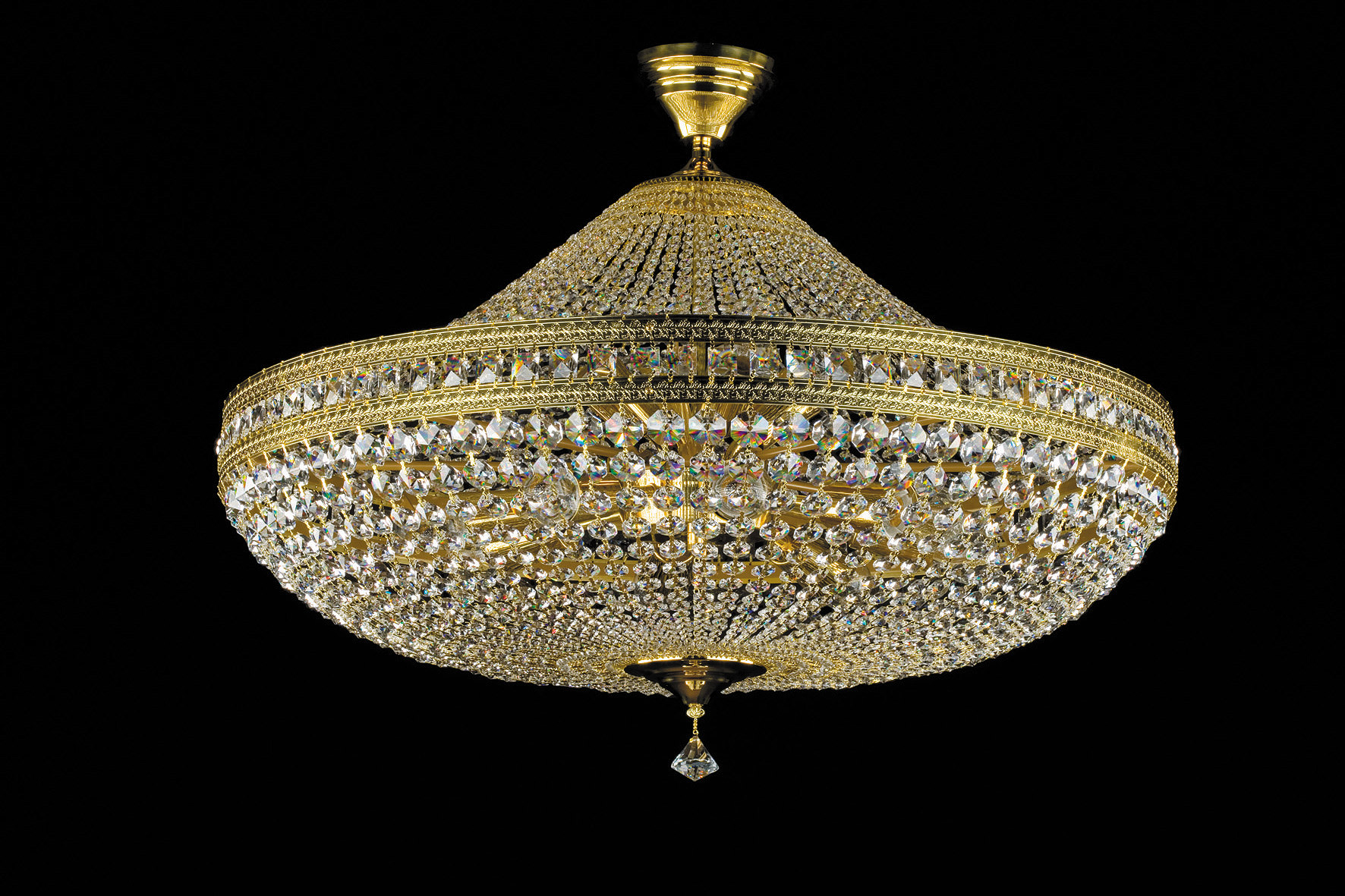 Ceiling Light - Basket Crystal Chandelier with Discount 35% - BL79