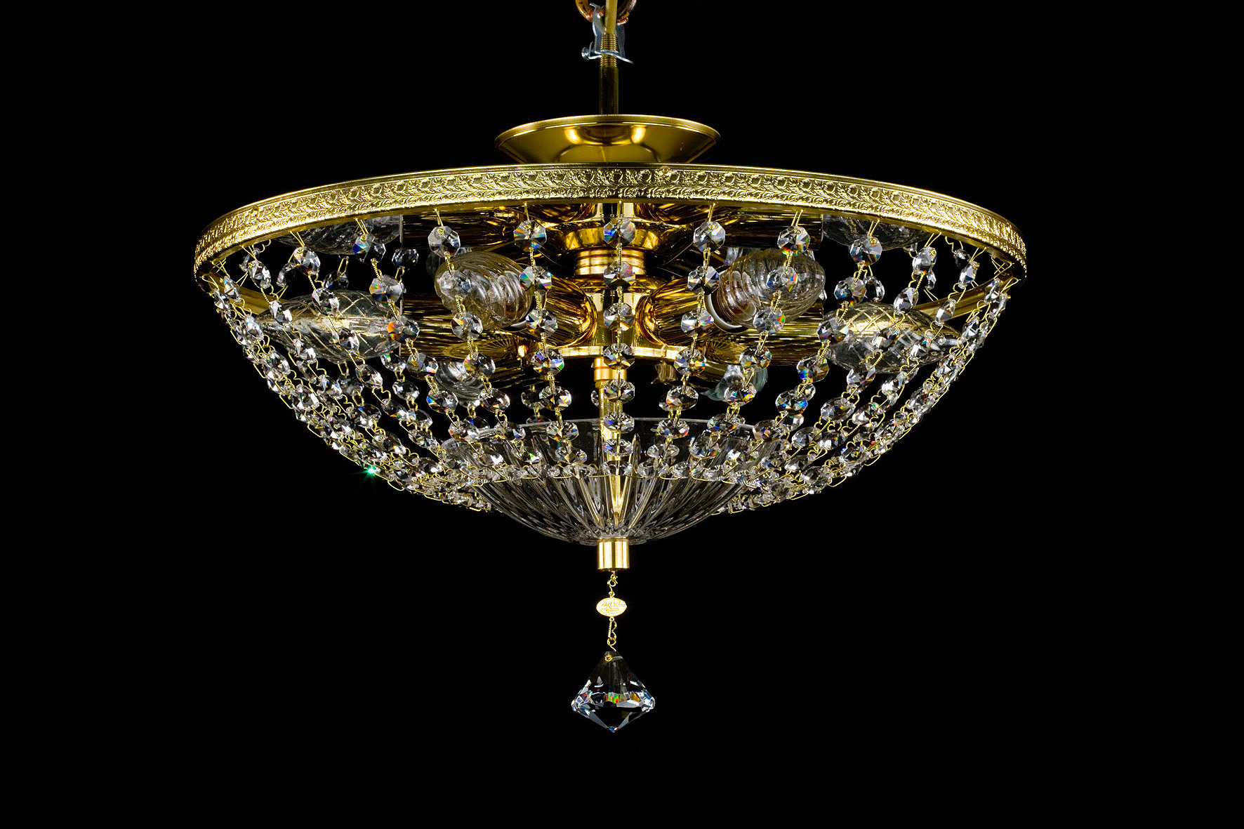 Ceiling Light - Basket Crystal Chandelier with Discount 35% - BL81