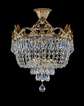 Ceiling Light - Basket Crystal Chandelier with Discount 35% - BL85