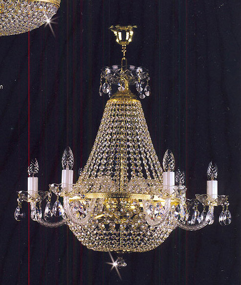 Ceiling Light - Basket Crystal Chandelier with Discount 35% - BL90