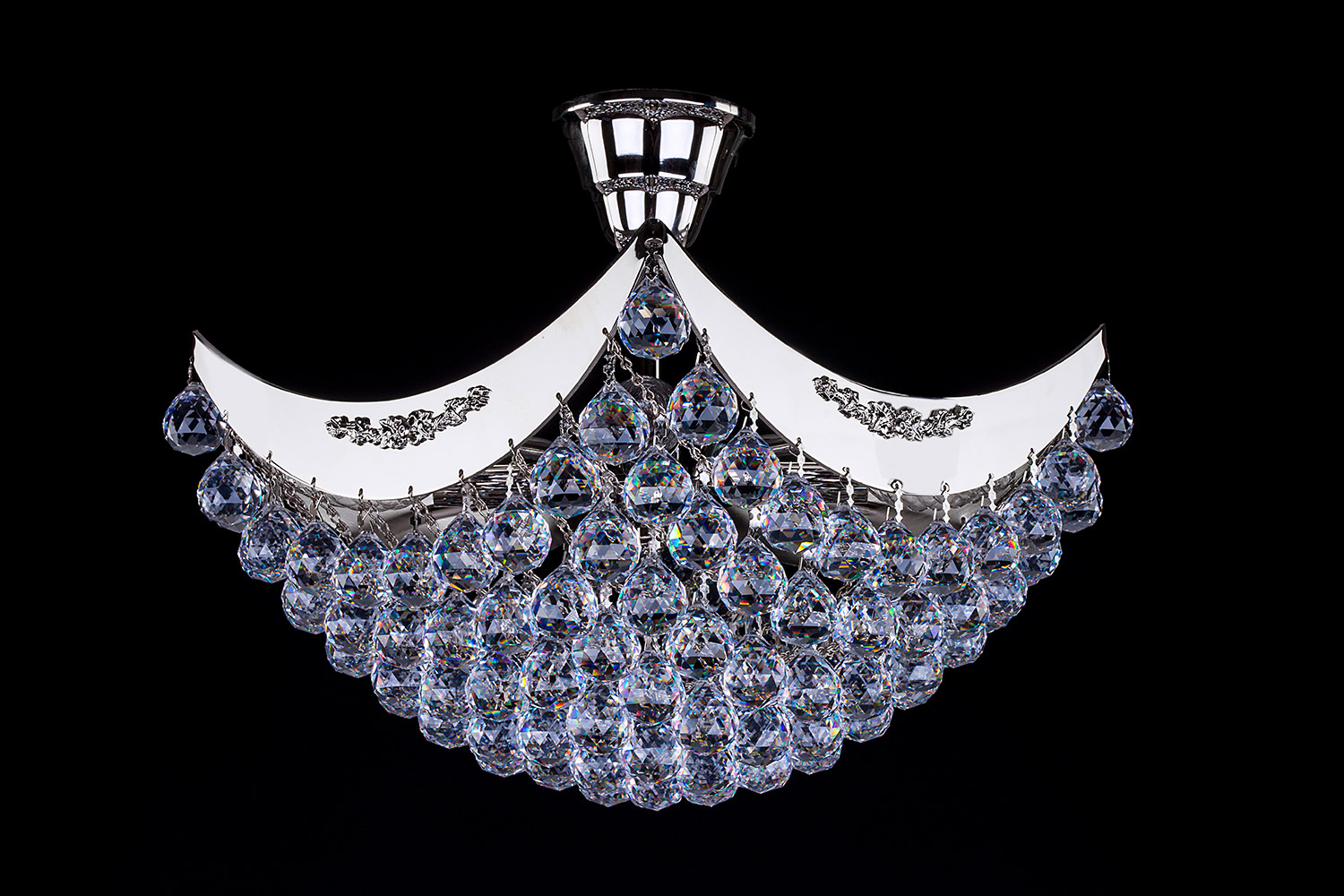 Ceiling Light - Basket Crystal Chandelier with Discount 35% - BL97