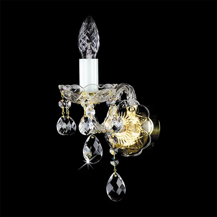 Kristall-Wandleuchte CS97 | 1 Arm