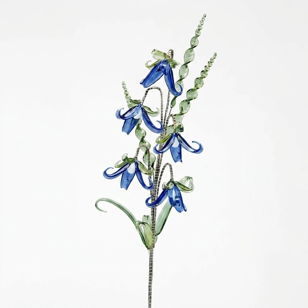 Glasblume „Wiesen-Glockenblumen“ (Campanula)