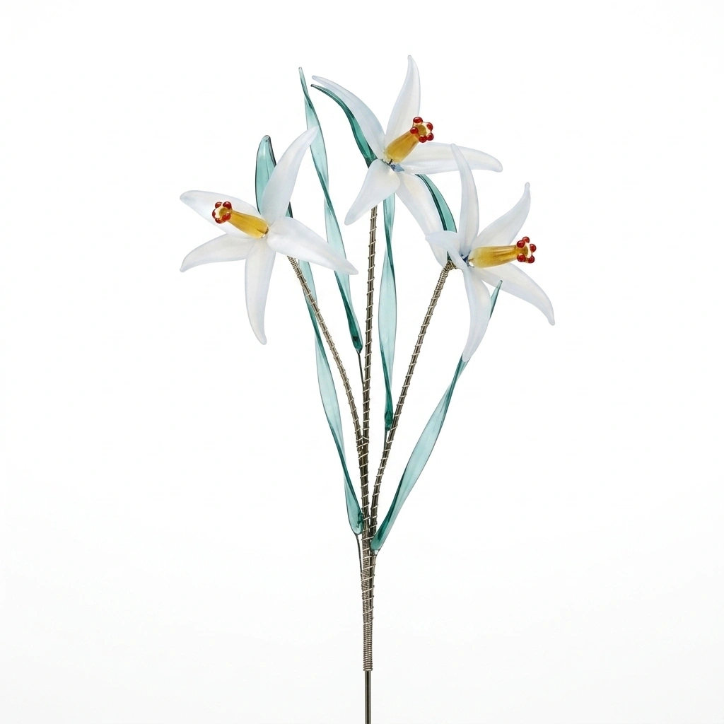 Glasblume „Sternlilie“