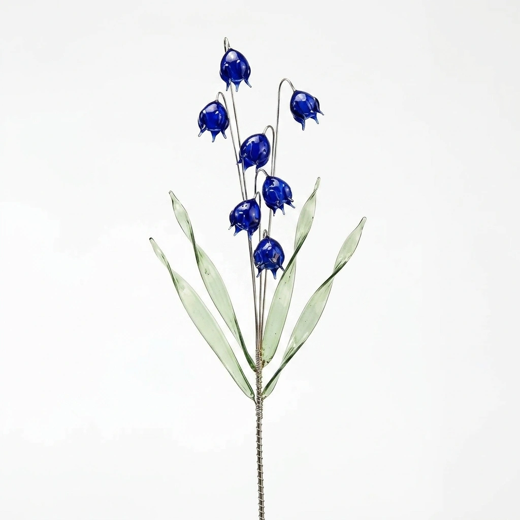 Flor de cristal: Campanillas azules del bosque