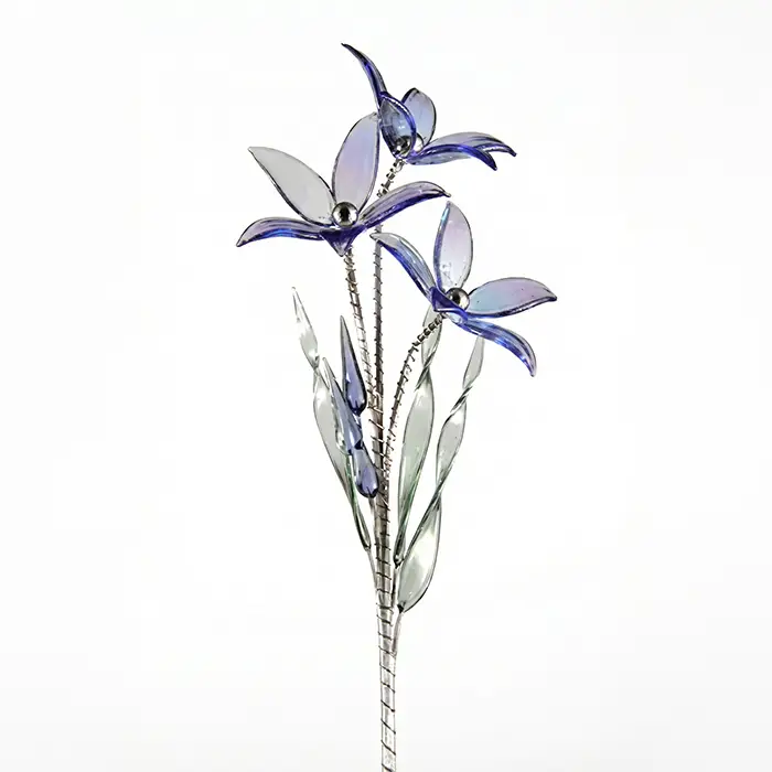 Glass Flower - Blue Iris