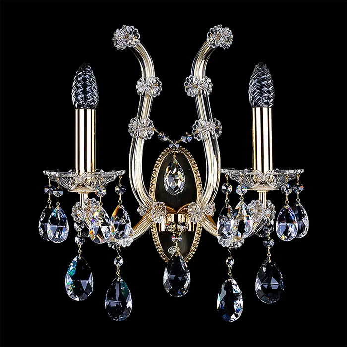 Aplique de pared de cristal Crystal Wall light MT35 | 2 luces
