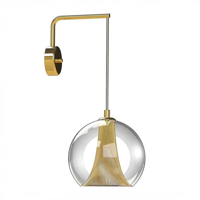 Crystal Wall Light ML11 - CALICEM  01- WL | 1 arm