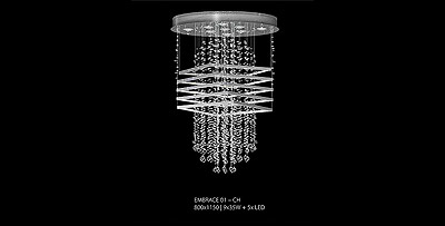 Modern Crystal Lighting ML6 - EMBRACE 01 - CH